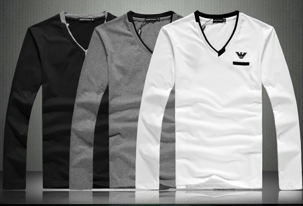 Camiseta Manga Longa Armani